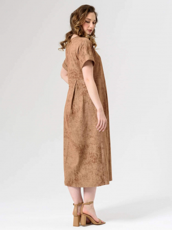 Женское платье "Винтаж" 2285-К / Коричневый