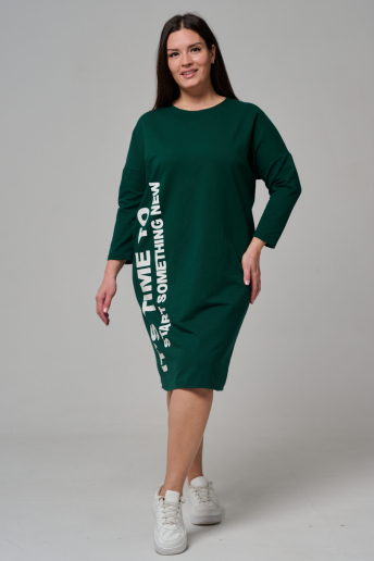 Женское платье 7501 / изумруд