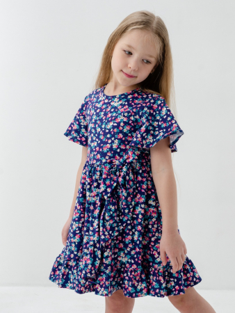 Детское платье "Мальва" / Фиолетовый