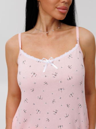 Женская пижама П-96(Каш) / Светло-розовый (стрекозы)