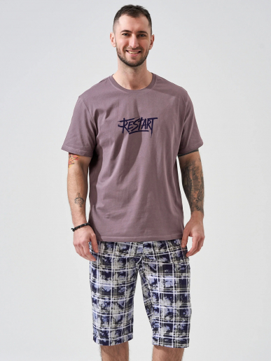 Мужской комплект "Рестарт" (бриджи) 2449-К / Бежевый