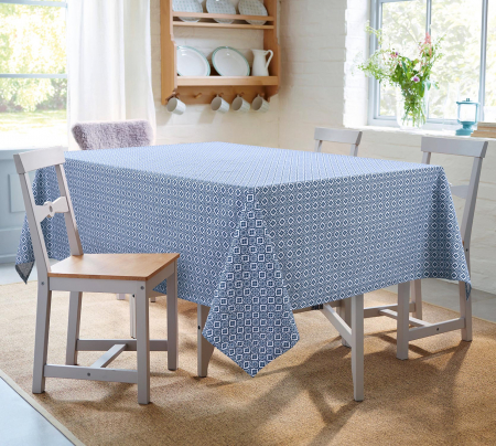 Скатерть рогожка / Майолика 1