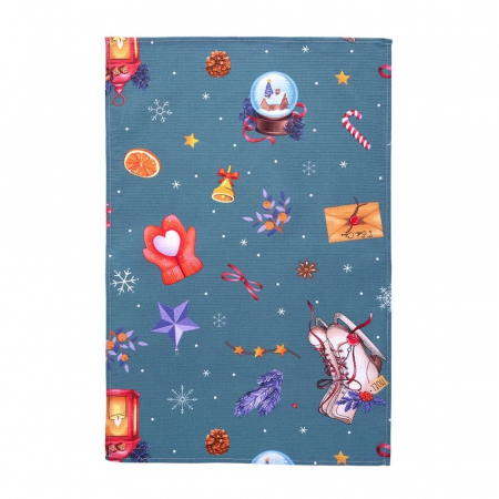 Полотенце вафельное кухонное / Колядки 1