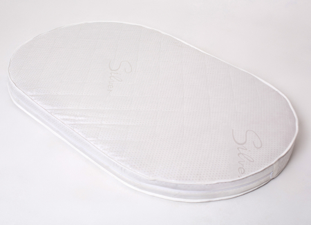 Матрас трансформер 2 в 1 для круглой и овальной кроватки / 100 мм