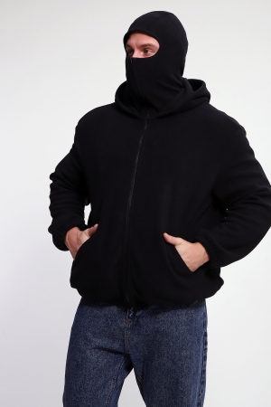 Мужское худи 36992 / черный