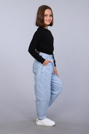 Лонгслив детский Лойс / черный