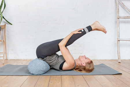 Болстер для йоги "Релакс" / бордо