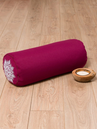 Болстер для йоги "Релакс" / бордо