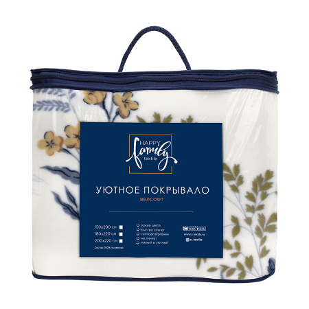 Покрывало  Happy Family велсофт Эдем
