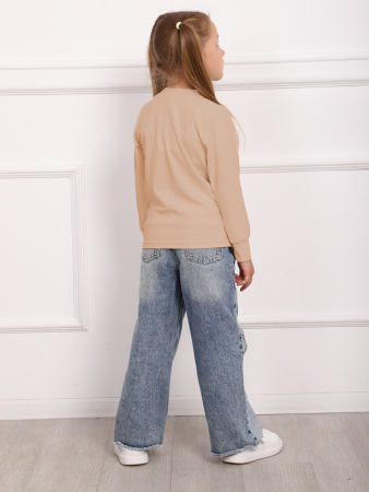 Лонгслив детский Лойс / молочный