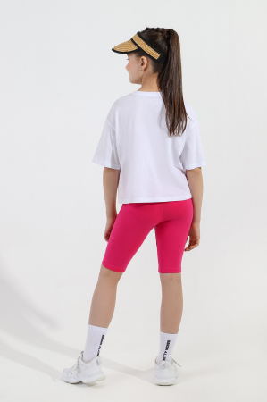 Детские бриджи для девочки №5 / фуксия