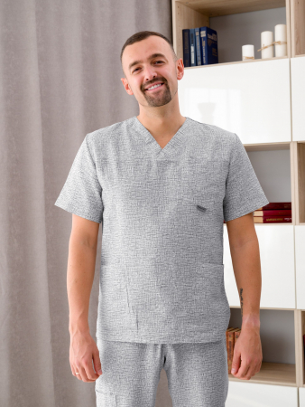 Костюм медицинский мужской М-148-05 Рогожка