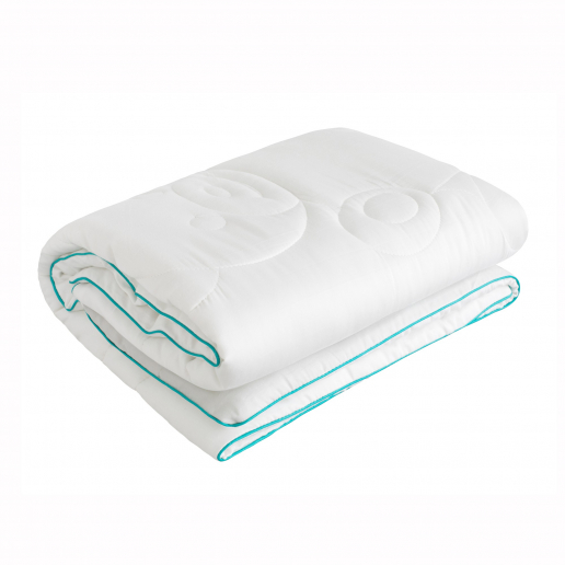 Одеяло детское "Облачко" Лебяжий Пух / Бирюзовый кант