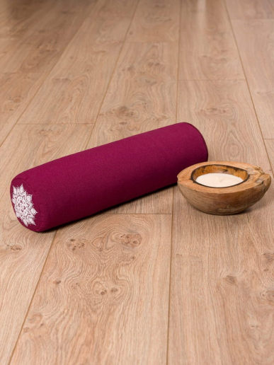 Подушка для йоги "Валик релакс" / бордо