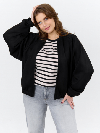 Женский бомбер Нео-1 БО-004 / чёрный