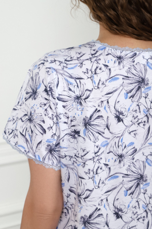 Женская ночная сорочка Злата / Голубой