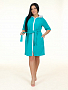 Женский халат махра СПОРТ ХМ-572 / Изумруд