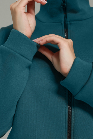 Женский костюм с брюками 74722 / морская волна