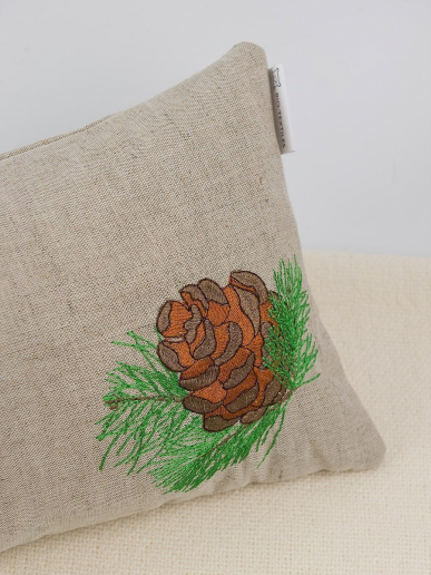 Подушка-валик "Кедровое очарование"