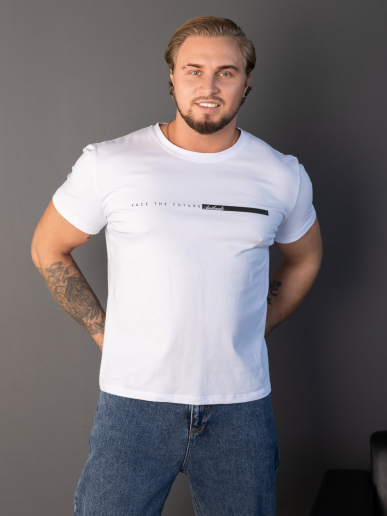 Мужская футболка мод.2164 / Белый