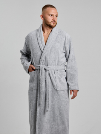 Халат мужской Комфорт-4 / светло-серый
