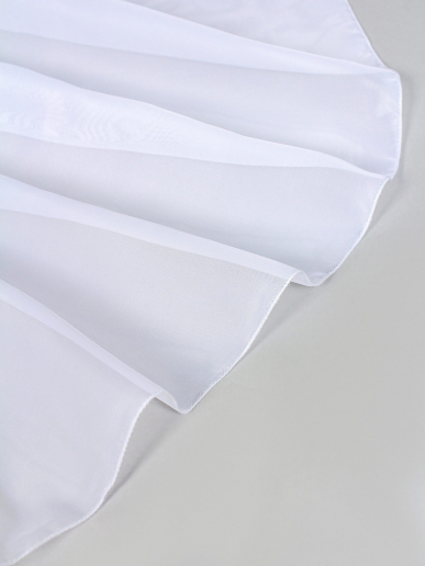 Тюль вуаль для кухни арт. TBL / Белый