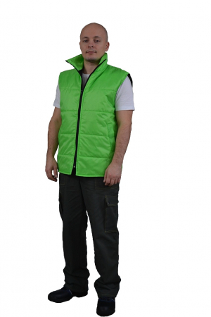 Жилет утепленный на молнии / 3.9.4.49 В ассортименте