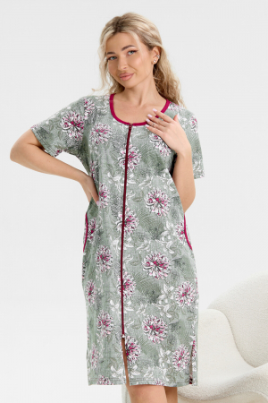 Женский халат 37002 / хаки