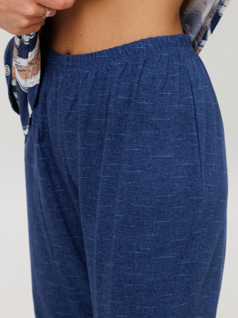 Женский костюм  К-119(К) / Синий (штрихи)