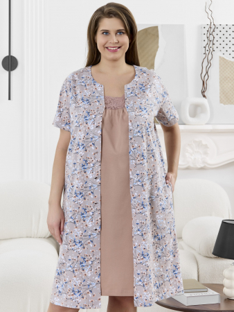 Женский халат Забвение-2 Х-773 / бежевый