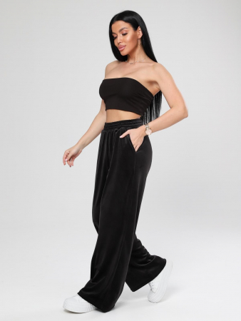 Женские брюки Марлена макси / черный