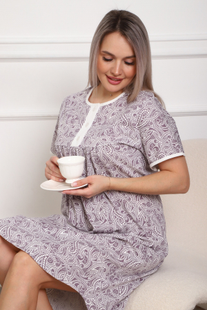 Женская сорочка 18063 / какао