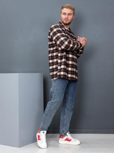 Рубашка мужская Никос / оранжевый