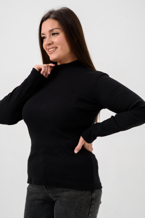 Женская водолазка 52713 / черный