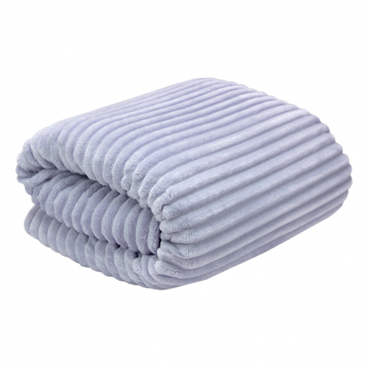 Покрывало Happy Family велсофт волна г/к №57 Серебро