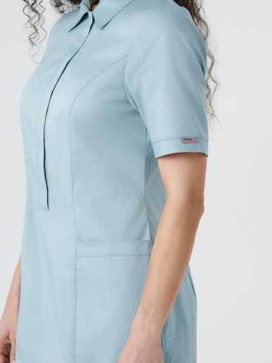 Платье медицинское женское 235.0 / Серо-голубой