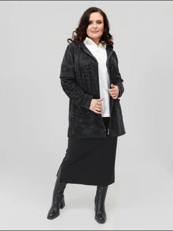 Женская юбка двухнитка / Черный