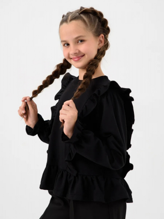 Детская толстовка "Памела" / Черный
