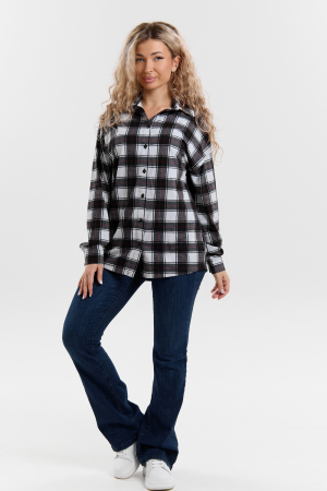 Женская рубашка 36995 / черный