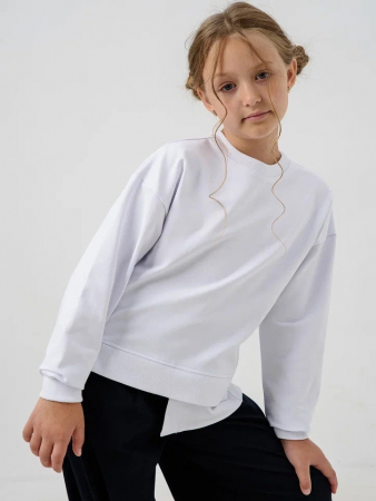 Детская толстовка "Мила" / Белый