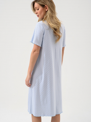 Женская сорочка "Шарм" 2433-Рн / Голубой