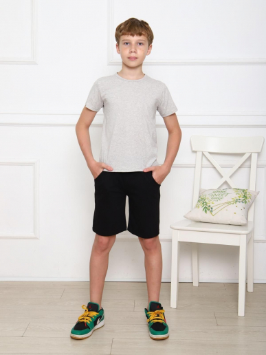 Шорты детские Букварик / черный
