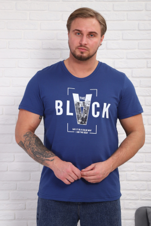 Мужская футболка 88148 / индиго