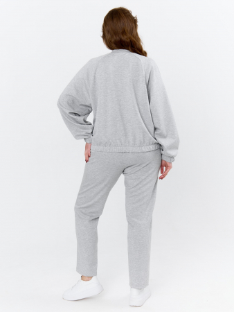 Женский бомбер Нео-1 БО-004 / серый меланж