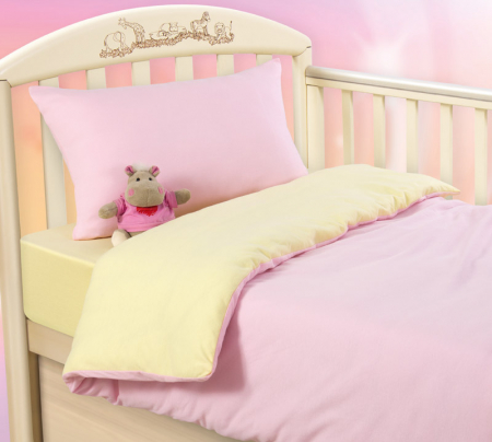 Детское постельное белье трикотаж / Ванильное мороженое