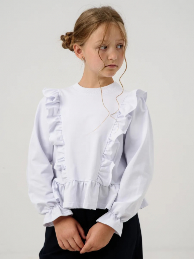 Детская толстовка "Памела" / Белый