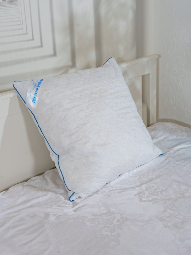 Подушка ортопедическая с латексной крошкой / Белая