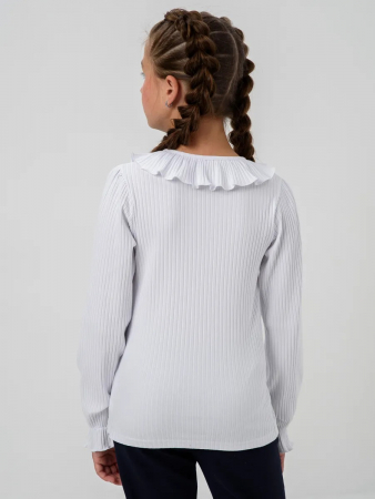 Детский джемпер "Дина" длинный рукав / Белый