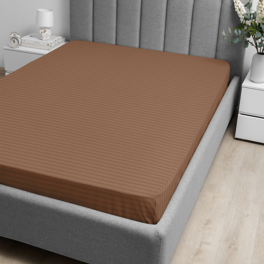 Простыня "Волшебная Ночь" на резинке 160x200 / NEW BEIGE