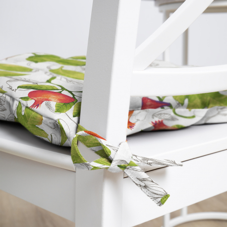 Подушка для стула "Самойловский текстиль" с тафтингом 40/40 Этюды